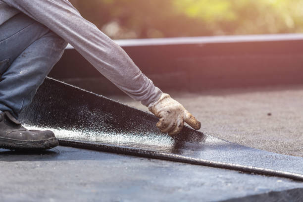 Professional Emergency Waterproofing technician working in Parma, OH